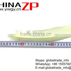 CHINAZP Crafts Factory Cheap Price Dyed Bleached White Solid Color Turkey Rounds Imitation Eagle Feather thumbnail-2