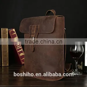 Manufacturer Wholesale Genuine Cowhide Leather School Backpack Bag thumbnail-1