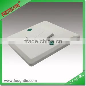 2 GANG 1 WAY SWITCH 10A 250V UK1303 GREEN COVER thumbnail-2