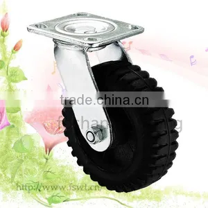 Heavy Duty Rubber Wheel 125mm Swivel Hardware Caster thumbnail-1
