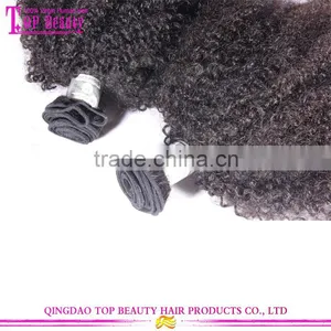 Unprocessed Afro Kinky Hair Wholesale Cheap Natural Afro Extension Hair Hot Sale Afro Hair Extensions thumbnail-4
