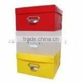 No-woven Environmental Protection Foldable Collecting Box With Metal Handle thumbnail-1