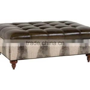 New Design Turkish Leather Ottoman Furniture OT4019 thumbnail-1