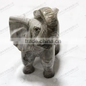 Hand Carved Elephants,stone Elephant Sculpture thumbnail-1