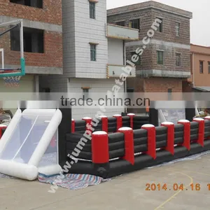 Cheap Football Field,PVC Human Foosball,commercial Inflatable Soccer Pitch for Babyfoot thumbnail-1