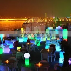 50CM Outdoor Waterproof Led Cube Color Changing Square Bar Seat Furniture/Remote Control Outdoor Led Flood Lights thumbnail-5