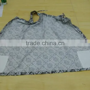 Custom Made Hooter Hider USA Fashion 100% Organic Cotton Plain Grey Printed Breastfeeding for Nursing Apron thumbnail-5
