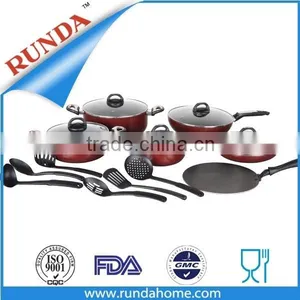 12pcs Non Stick Cookware Sets With Nylon Tools thumbnail-1