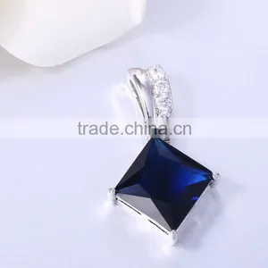 Top Sale Tanzanite Square Pendant French thumbnail-1