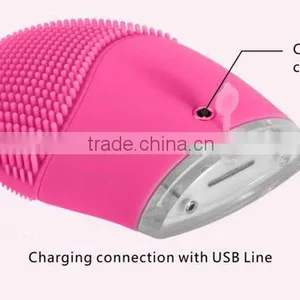 2017 Trending Products Sonic Silicone Facial Cleanser Brush thumbnail-5