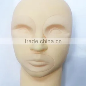 Cosmetic Tattoo Practice Mannequin Head With Removablve Lips and Eyes thumbnail-1