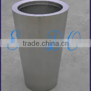 Stainless Steel Cone Flower Pot,garden Pot,planter Pot thumbnail-1
