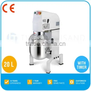 Dough Mixer Machine - 20 Liters, With Timer, With Guard, CE, Belt Transmission, B20K thumbnail-1