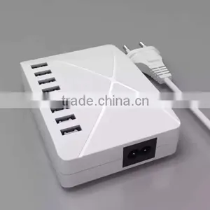 High Quality Fashion 3A USB Travel Charger With 8 USB Port Plugs thumbnail-1