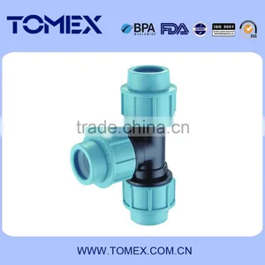High Quality PP Water Compression Fittings for Irrigation thumbnail-3
