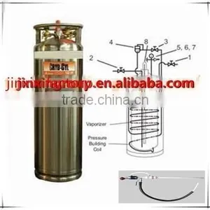 Stainless Steel Liquid Nitrogen Cylinder for Self-pressure Boosting thumbnail-2