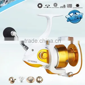 SE 1000-6000A Wholsale White Color Fishing Aluminium Spool Reel thumbnail-1