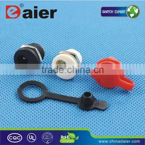 DC-022 Colorful Nuted 2.1mm/2.5mm Electrical Plug DC JACK thumbnail-1