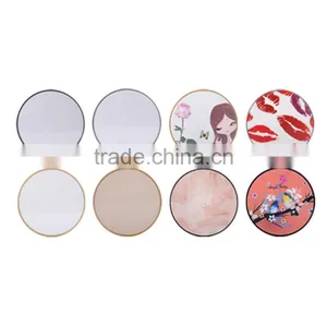 Fashionable Shiny Gold Jar for Air Cushion BB CC New Makeup Round Airless Powder Jar thumbnail-6