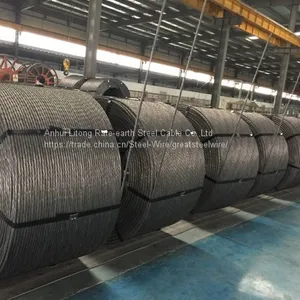 Low Relaxation PC Steel Wire Drawing Wire Type , Water Resistant Steel Strand Cable thumbnail-4