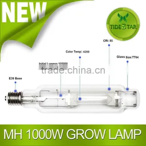 1000W MH Grow Lamp Bulb Hydroponic 1000 Watt Vegetative Metal Halide MH Grow Light Bulb Lamp Enhanced Blue and Violet Spectrums thumbnail-4