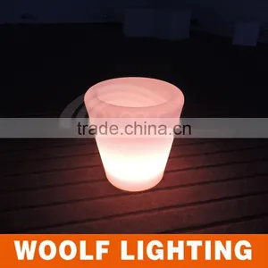 Plastic Rechargeable Remote Color Changing LED Ice Bucket Wine Bucket thumbnail-2