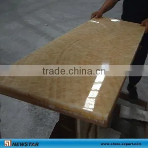 Transparent Yellow Onyx Stone for Wall thumbnail-1