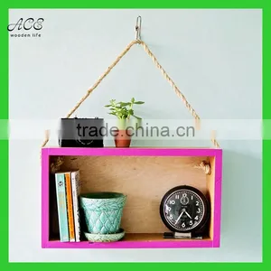 Wooden Hanging Shelf thumbnail-1