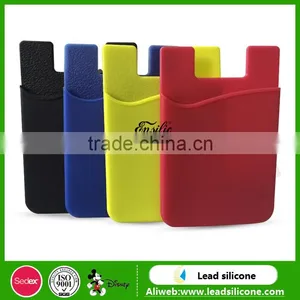 3M Sticky Silicone Smart Wallet,Silicone Phone Card Holder thumbnail-3