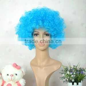 Colorful Soccer Fans Wig Afro Wholesale thumbnail-6