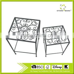 2Sets Decorative Metal Plant Stand Planter Holder Multi Planter Flower Pot Racks thumbnail-1