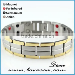 2017 Health Power Energy Germanium Bio Magnetic Bracelet for Men thumbnail-6
