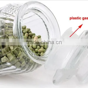 ZIBO Square Clear Glass Wholesale Apothecary Jars With Glass Lids thumbnail-2