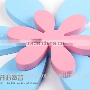 2015 Factorymade Refined Flower Shape Wooden Wall Stickers thumbnail-2