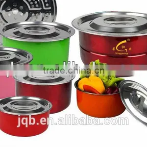 Hot Sell Stainless Steel Mixing Bowl Colored Bowl thumbnail-6