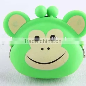 Monkey Design Silicone Purse/ Coin Purse thumbnail-5