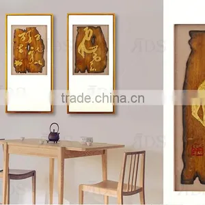 Framed Handmade Shadow Box Wood Carving Wall Art thumbnail-2