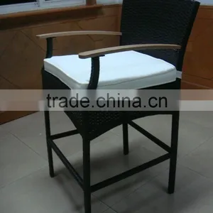 Factory Supplies Leisure Bar Stool High Chair With Armrest For Bar Furniture thumbnail-5