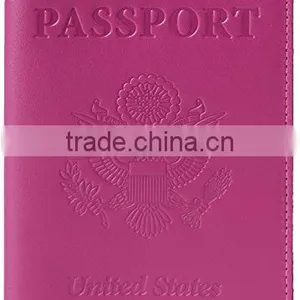 Genuine Leather Tianhooo Leather Passport Cover & Holder for Men Women Passport Case thumbnail-6