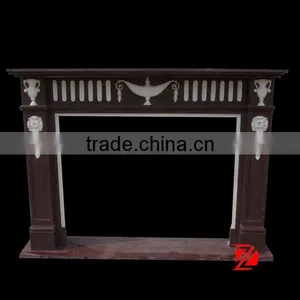 Sinplestyle Black Marble Fireplace Mantel thumbnail-1