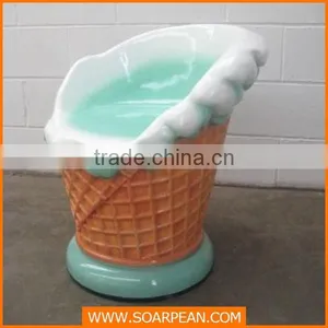 Custom Fiberglass Ice Cream Chair thumbnail-1