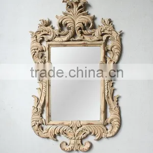 Hand-carved Console Mirror For Living Room Decoration thumbnail-5