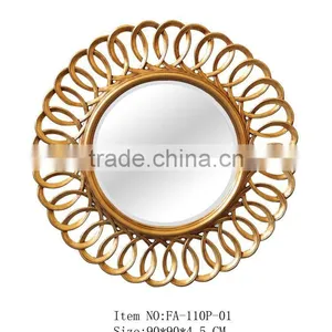 Round Decorative Wall Mirror for Hotel Living Room FA-110P-01 thumbnail-1