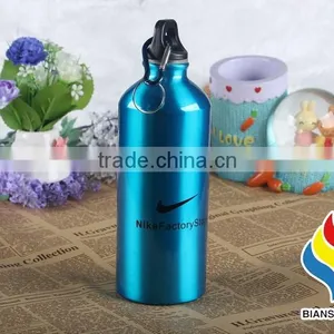 Outdoor Taking Aluminum Water Bottle With Carabiner thumbnail-5