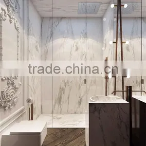 Cheap Customized Flooring Natural Stone White Marble Tile China Supplier thumbnail-2