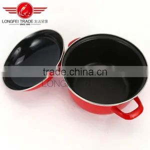 New Design Luxurious Enamel Stew Pot Casserole Hot Pot Turkey Pot OEM thumbnail-6