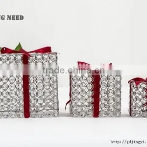 Dongguan Hot Led Christmas Decoration Iron Acrylic Gift Box thumbnail-2