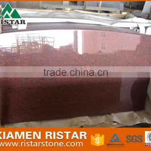 Top Quality South African Red Granite Prefab Kitchen Island Top thumbnail-1