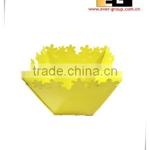 Colourful Sqaure Metal Flower Pot Flower Bucket thumbnail-1