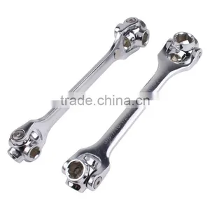Hot Sale 8 in 1 Portable Dog Bone Wrench Shape Bicycle Repair Tool Hexagon Socket Wrench thumbnail-2
